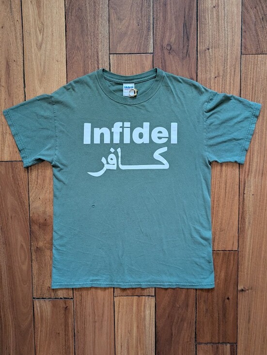 Infidel Other - Infidel Grunge Retro Military T-shirt (M)